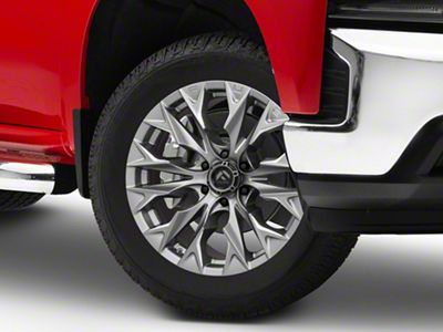 Fuel Wheels Flame Platinum 6-Lug Wheel; 20x10; -18mm Offset (19-25 Silverado 1500)