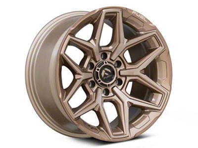 Fuel Wheels Flux Platinum Bronze 6-Lug Wheel; 18x9; 1mm Offset (19-25 Silverado 1500)