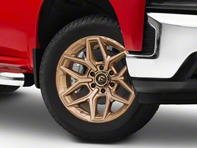 Fuel Wheels Flux Platinum Bronze 6-Lug Wheel; 20x10; -18mm Offset (19-25 Silverado 1500)