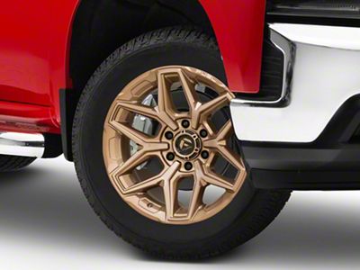 Fuel Wheels Flux Platinum Bronze 6-Lug Wheel; 20x9; 20mm Offset (19-25 Silverado 1500)