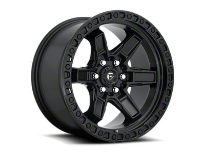 Fuel Wheels Kicker Matte Black 6-Lug Wheel; 17x9; -12mm Offset (19-25 Silverado 1500)