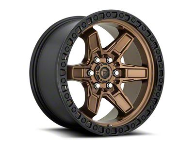 Fuel Wheels Kicker Matte Bronze 6-Lug Wheel; 20x9; 20mm Offset (19-25 Silverado 1500)