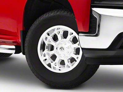 Fuel Wheels Krank Chrome 6-Lug Wheel; 17x9; 20mm Offset (19-25 Silverado 1500)