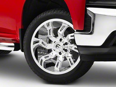 Fuel Wheels Lockdown Chrome 6-Lug Wheel; 22x10; -18mm Offset (19-25 Silverado 1500)
