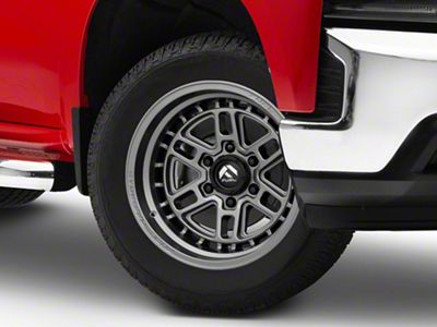 Fuel Wheels Nitro Matte Gunmetal 6-Lug Wheel; 20x9; 1mm Offset (19-25 Silverado 1500)
