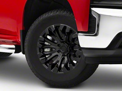 Fuel Wheels Quake Blackout 6-Lug Wheel; 18x9; 1mm Offset (19-24 Silverado 1500)