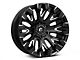 Fuel Wheels Quake Gloss Black Milled 6-Lug Wheel; 18x9; 1mm Offset (19-24 Silverado 1500)