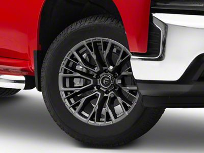 Fuel Wheels Rebar Matte Gunmetal 6-Lug Wheel; 20x10; -18mm Offset (19-24 Silverado 1500)