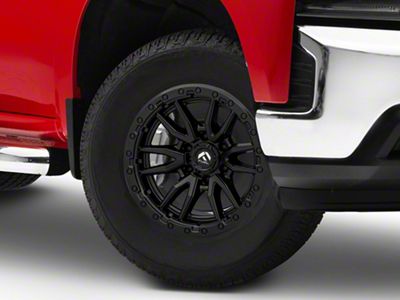 Fuel Wheels Rebel Matte Black 6-Lug Wheel; 17x9; -12mm Offset (19-24 Silverado 1500)