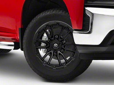 Fuel Wheels Rebel Matte Black 6-Lug Wheel; 20x10; -18mm Offset (19-25 Silverado 1500)