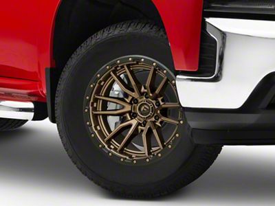 Fuel Wheels Rebel Matte Bronze 6-Lug Wheel; 18x9; 20mm Offset (19-25 Silverado 1500)