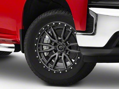 Fuel Wheels Rebel Matte Gunmetal 6-Lug Wheel; 20x10; -18mm Offset (19-25 Silverado 1500)