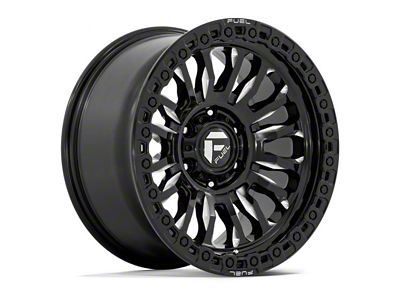 Fuel Wheels Rincon Gloss Black Milled 6-Lug Wheel; 20x9; 1mm Offset (19-25 Silverado 1500)