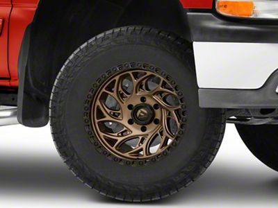 Fuel Wheels Runner OR Bronze with Black Ring 6-Lug Wheel; 17x9; -12mm Offset (99-06 Silverado 1500)