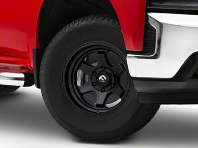 Fuel Wheels Shok Matte Black 6-Lug Wheel; 17x9; -12mm Offset (19-25 Silverado 1500)
