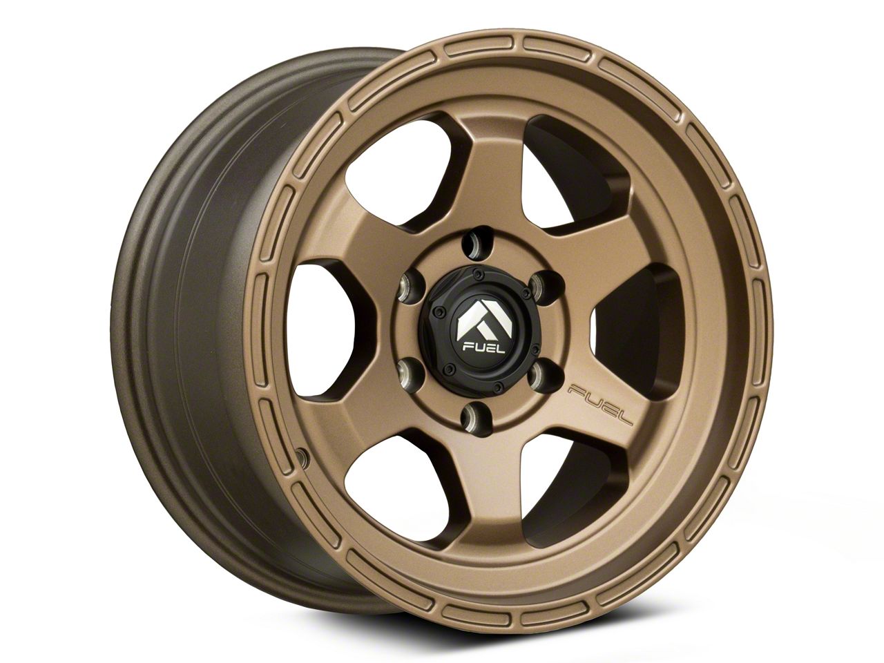 Fuel Wheels Silverado 1500 Shok Matte Bronze 6-Lug Wheel; 17x9 