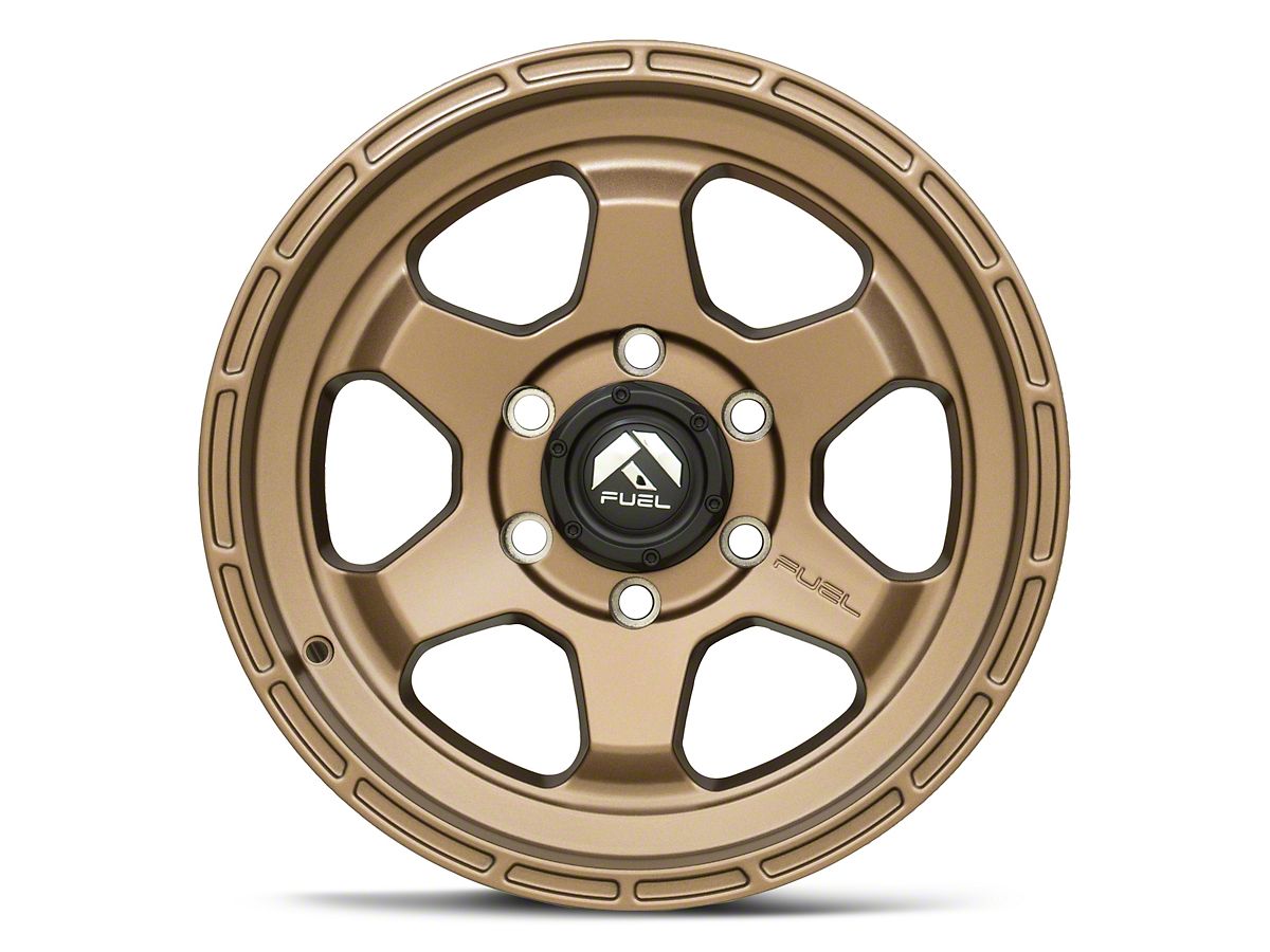 Fuel Wheels Silverado 1500 Shok Matte Bronze 6-Lug Wheel; 17x9  