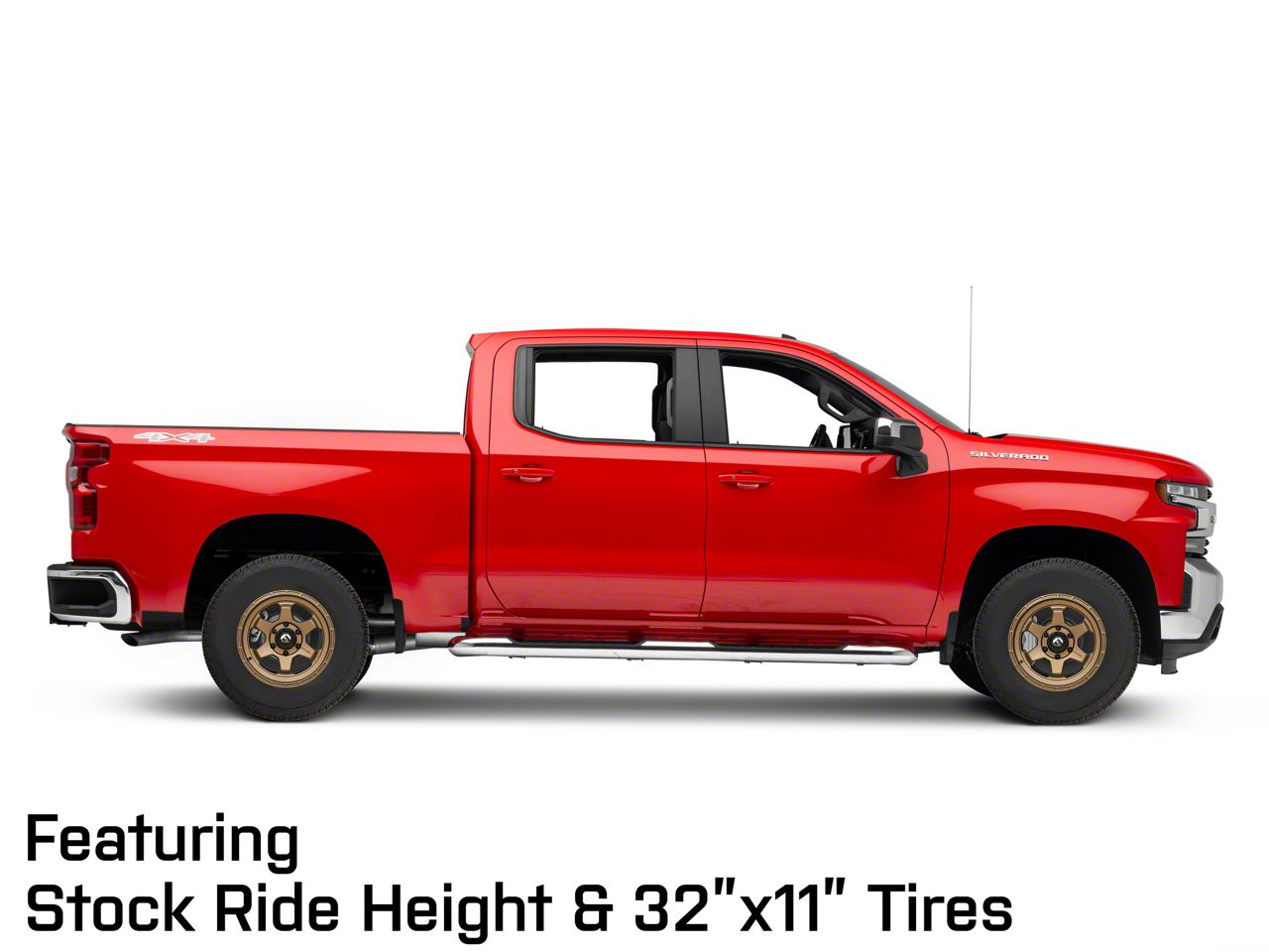 Fuel Wheels Silverado 1500 Shok Matte Bronze 6-Lug Wheel; 17x9 