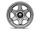 Fuel Wheels Shok Matte Gunmetal 6-Lug Wheel; 17x9; 1mm Offset (19-24 Silverado 1500)