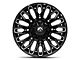 Fuel Wheels Strike Gloss Black Milled 6-Lug Wheel; 20x10; -18mm Offset (19-24 Silverado 1500)