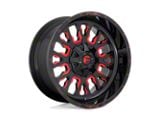 Fuel Wheels Stroke Gloss Black with Red Tinted Clear 6-Lug Wheel; 22x10; 10mm Offset (19-26 Silverado 1500)