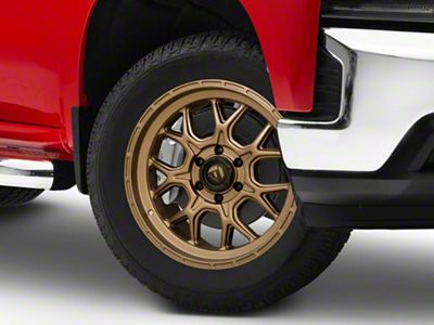 Fuel Wheels Tech Matte Bronze 6-Lug Wheel; 20x9; 20mm Offset (19-25 Silverado 1500)
