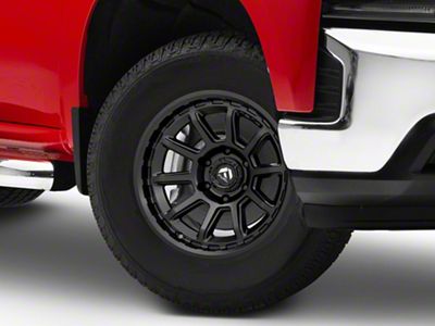 Fuel Wheels Torque Matte Black 6-Lug Wheel; 17x9; -12mm Offset (19-25 Silverado 1500)