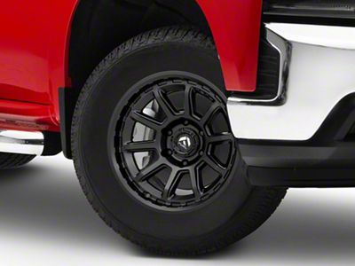 Fuel Wheels Torque Matte Black 6-Lug Wheel; 18x9; 1mm Offset (19-25 Silverado 1500)