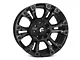 Fuel Wheels Vapor Matte Black Double Dark Tint 6-Lug Wheel; 17x10; -18mm Offset (14-18 Silverado 1500)