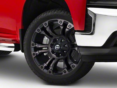 Fuel Wheels Vapor Matte Black Double Dark Tint 6-Lug Wheel; 22x10; -19mm Offset (19-25 Silverado 1500)