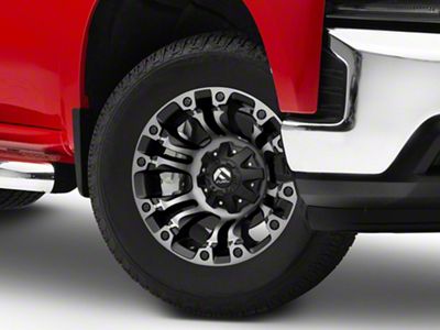 Fuel Wheels Vapor Matte Black with Gray Tint 6-Lug Wheel; 18x9; 19mm Offset (19-25 Silverado 1500)