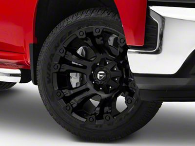 Fuel Wheels Vapor Matte Black 6-Lug Wheel; 20x9; 1mm Offset (19-24 Silverado 1500)