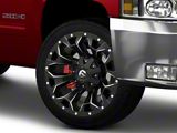 Fuel Wheels Assault Matte Black Milled 8-Lug Wheel; 22x12; -44mm Offset (07-10 Silverado 2500 HD)