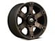 Fuel Wheels Beast Matte Black Double Dark Tint 8-Lug Wheel; 18x9; 1mm Offset (20-24 Silverado 2500 HD)