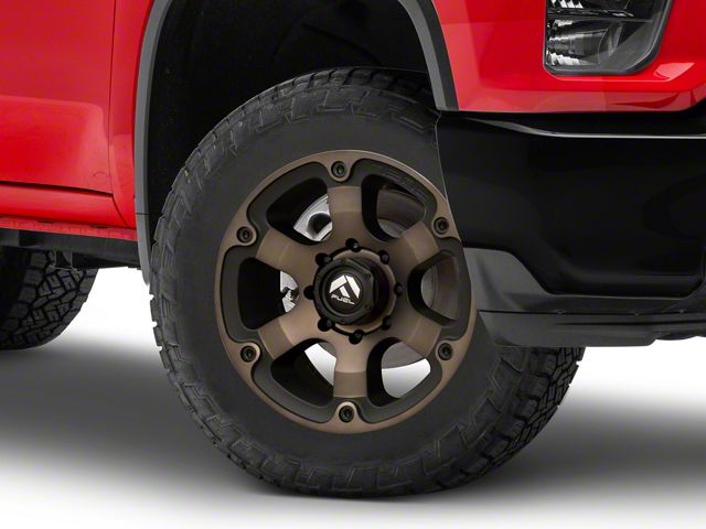 Fuel Wheels Beast Matte Black Double Dark Tint 8-Lug Wheel; 20x9; 20mm Offset (20-24 Silverado 2500 HD)