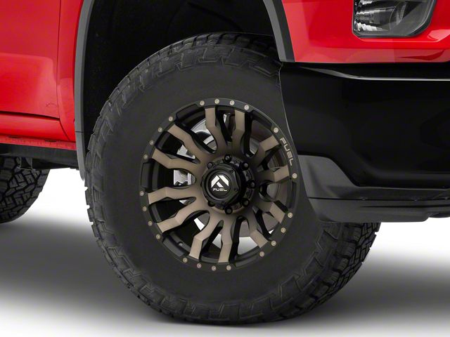 Fuel Wheels Blitz Matte Black Double Dark Tint 8-Lug Wheel; 18x9; -12mm Offset (20-24 Silverado 2500 HD)