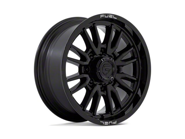Fuel Wheels Clash Gloss Black 8-Lug Wheel; 20x9; 20mm Offset (07-10 Silverado 2500 HD)