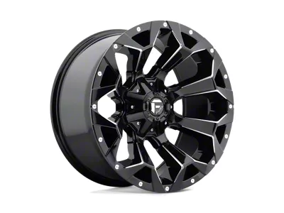 Fuel Wheels Clash Gloss Black 8-Lug Wheel; 20x9; 20mm Offset (20-25 Silverado 2500 HD)
