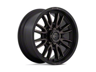 Fuel Wheels Clash Matte Black Double Dark Tint 8-Lug Wheel; 20x9; 20mm Offset (20-25 Silverado 2500 HD)