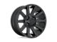 Fuel Wheels Contra Satin Black 8-Lug Wheel; 20x9; 1mm Offset (07-10 Silverado 2500 HD)