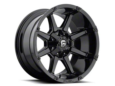 Fuel Wheels Coupler Gloss Black 8-Lug Wheel; 20x10; -12mm Offset (20-25 Silverado 2500 HD)