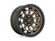Fuel Wheels Covert Matte Bronze with Black Bead Ring 8-Lug Wheel; 20x10; -18mm Offset (07-10 Silverado 2500 HD)