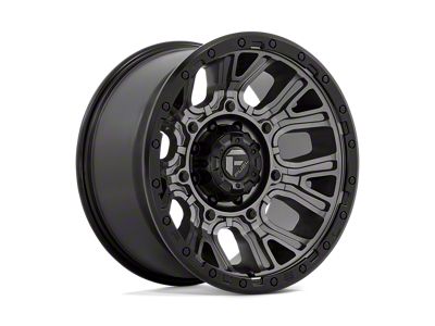 Fuel Wheels FF09D Matte Black Milled 8-Lug Wheel; 22x12; -50mm Offset (20-24 Silverado 2500 HD)