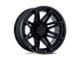 Fuel Wheels Fusion Forged Brawl Matte Black with Gloss Black Lip 8-Lug Wheel; 22x10; -18mm Offset (20-24 Silverado 2500 HD)