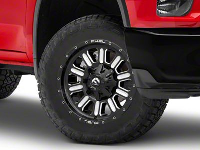 Fuel Wheels Hardline Gloss Black Milled 8-Lug Wheel; 20x10; -18mm Offset (20-25 Silverado 2500 HD)