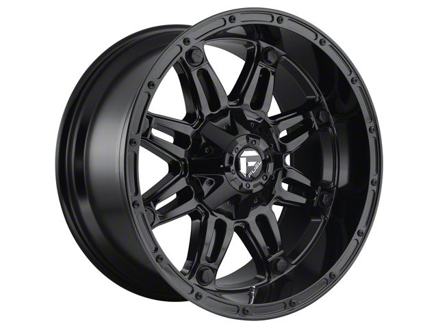 Fuel Wheels Hostage Gloss Black 8-Lug Wheel; 20x10; -18mm Offset (07-10 Silverado 2500 HD)