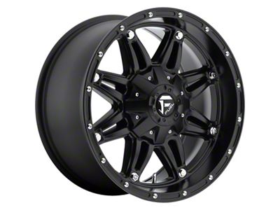 Fuel Wheels Hostage Matte Black 8-Lug Wheel; 18x9; 1mm Offset (07-10 Silverado 2500 HD)