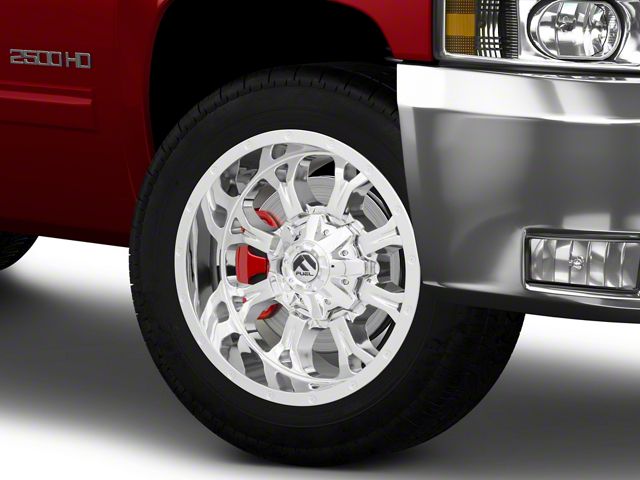 Fuel Wheels Krank Chrome 8-Lug Wheel; 20x10; -12mm Offset (07-10 Silverado 2500 HD)