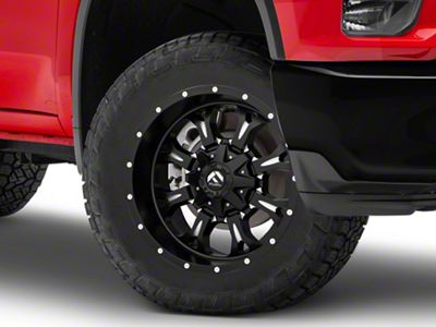 Fuel Wheels Krank Matte Black Milled 8-Lug Wheel; 20x10; -12mm Offset (20-25 Silverado 2500 HD)