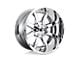Fuel Wheels Maverick Chrome 8-Lug Wheel; 20x14; -76mm Offset (20-24 Silverado 2500 HD)